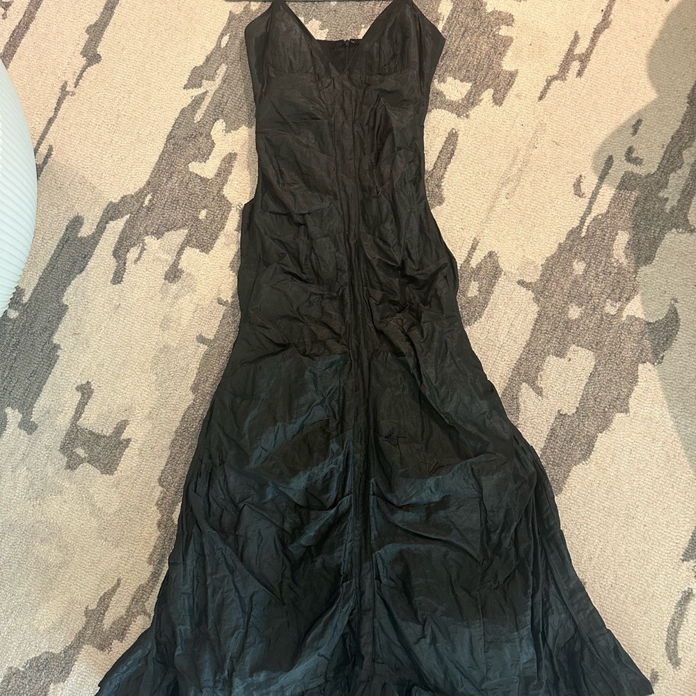 Nicole Miller Black Maxi Dress